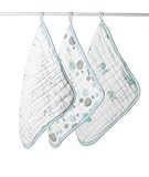 【並行輸入】【お取り寄せ】aden+anais 3-Pack Washcloths Hide and Sea 　エイデンアンドアネイ　　浴用タオル３枚セット　ハイドアンドシー