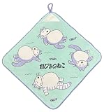林(Hayashi) ループ付ハンドタオル 約34×34cm 11ぴきのねこ おひるね WP450500