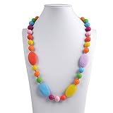 v-topシリコンTeethingネックレスfor Mom and Baby , Chewable Necklace for Autism Sensory BPAフリー