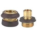 Gilmour 9QC Brass Hose Quick Connector Set [並行輸入品]