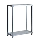 選べる幅サイズ31段階！軽量アルミ製 収納ラック2段 棚板奥行36cm 高さ110cm 幅バリエーション 30～180cm (60cm)