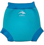 Konfidence Baby Boys Neo Nappy Swim Diaper Cover 12-18 Months Blue/Cyan by Konfidence [並行輸入品]