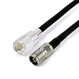 同軸ケーブル 5DFB MP-MJ (MJ-MP) 1m (インピーダンス:50Ω) 5D-FB加工製作品 ツリービレッジ