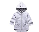 BJHG ORIGINALS Toddler Baby Boy Girl Animal Dinosaur Long Sleeve Hooded Romper Jumpsuit Bodysuit Out