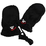 ダブルＢ(mikihouse) ミトン Ｍ(3-5歳), 黒（05）