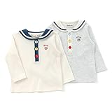 Piccolo(ピッコロ) 長袖Tシャツ (70～90cm) キムラタンの子供服 (34303-163) グレー 70