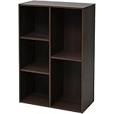 山善(YAMAZEN) フリーボックス ウォルナット 幅58×奥行29×高さ89cm KGFR-1(WL)