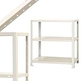 スマートラック NSTR-247 幅70×奥行45×高さ75cm 3段 ホワイト 40kg/段