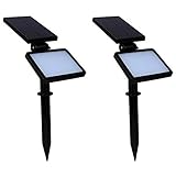ソーラーライト屋外 48 Led, モーションセンサーワイヤレス防水セキュリティライト, 庭の壁の芝生のライト, パティオ, 庭, 私道, ガレージ, ポーチ, 2 パック