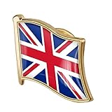 1pc, ユニオンジャック・バッジ、メタル、イギリス、国旗、ラペル、ピン、英語、国旗、ユニオンジャック、イングランド、愛国心、イギリス、バッジ