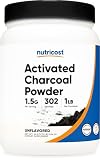 Nutricost 活性炭パウダー 1ポンド - 食品グレードパウダー - ベジタリアン、グルテンフリー、非遺伝子組み換え