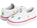 (ポロラルフローレン) Polo Ralph Lauren キッズカジュアルシューズ・・スニーカー・靴 Bal Harbour Repeat (Toddler) White/Multi Canvas 