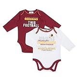 NFLワシントンレッドスキンズベビー長袖ボディースーツセット( 2 - Pack )