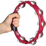 LP エルピー タンバリン Cyclops Hand Held Tambourine, Red LP151