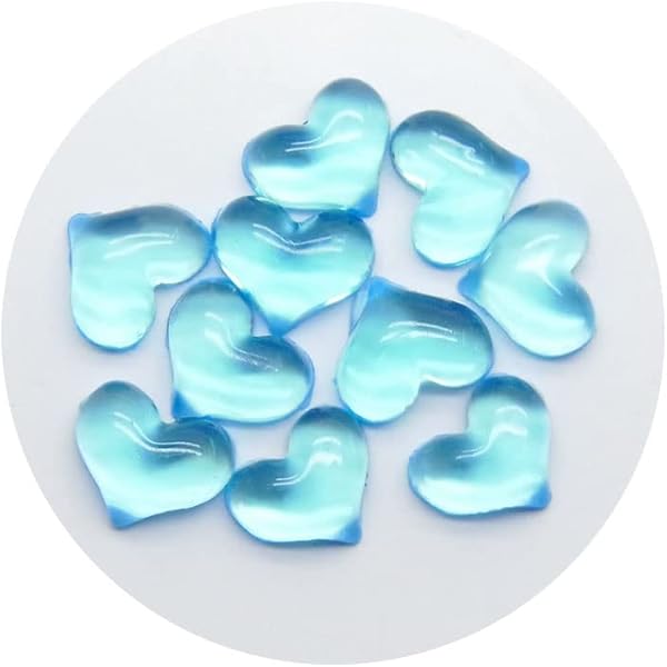 Amazon | ネイル パーツ 11 ハート ストーン クリア カラー 5mm