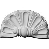 Ekena Millwork ONL09X05X01SH 9-Inch W X 5 3/8-Inch H X 1 1/8-Inch D Modern Shell Onlay by Ekena Mill