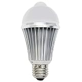 ANLITE センサーLED電球(SAMSUNG LED) 9W人感センサーライト 口金E26 75W形相当 昼白色相当 全光束1000lm 廊下/玄関/防犯/車庫/お手洗用赤外線センサーLEDランプ