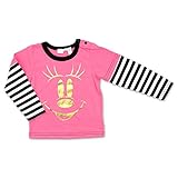 ディズニー ミニー Tシャツ 長袖 フェイクレイヤード ベビー[351100513] 80cm ピンク
