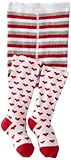 Jefferies Socksベビー女の子ハートタイツ カラー: レッド
