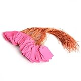 Demiawaking 園芸用タグ 吊ラベル カラー 植物ラベル フラワーラベル ガーデニングラベル 100枚入 ピンク(3.6×2.5cm)