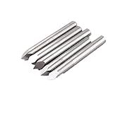 SMO　5x 60° 　4mm　カーバイド　スチール　CNCルータービット ピラシット 彫刻ビット エンドミル