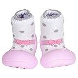 AB02-Pink [ バレエ ]　Attipas [ アティパス ] ベビーシューズ L(12.5cm)：2.ピンク