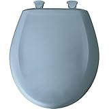 Bemia|#Bemis 200SLOWT 034 Round Closed Front Toilet Seat, Sky Blue, [並行輸入品]