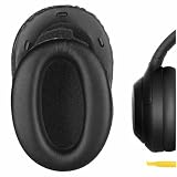 Geekriaイヤーパッド互換性 パッド ソニー Sony WH1000XM2, MDR-1000X ヘッドホンに対応 パッド イヤー/イヤーカップ (プロテインレザー/ブラック)