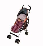 渡嘉毛織 ベビーカーおくるみ/フットマフ(ボーダー)