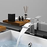 Homdoxキッチン蛇口シングルハンドルウォーターフォール浴室シンク盆地ミキサータップ