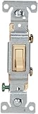 クーパー配線デバイス1301 – 7 W-l 15-amp、120-volt標準グレードSingle Pole Framed切り替えAC静かスイッチ N/A 1301-7V-L 1