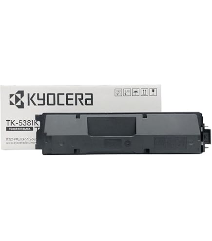 Amazon | 京セラ 純正品 TK-5381K トナー ブラック KYOCERA 2本 ECOSYS