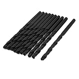 uxcell ツイストドリルビット　ストレートシャンク　4mm切削直径　ドリルビット　HSS製のビット