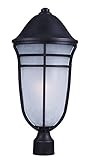 Maxim Lighting 34200WPAT Westport DC - One Light Outdoor Post Lantern, Artesian Bronze Finish with W