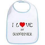 CafePress - I Love My Godfather - Bib by CafePress