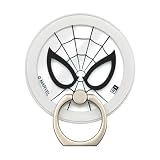 [イングレム] マーベル スマホリング スタンド マグネット スパイダーマン ホワイト