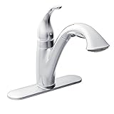 Moen 7545C Camerist Single-Handle Kitchen Faucet with Pullout Spout, Chrome [並行輸入品]