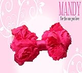 MANDY ベビー ヘアアクセサリ Mini Princess Clips Hot Pink マンデイ ミニ プリンセスクリップ ホットピンク 0136