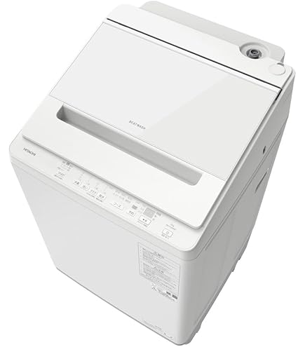Amazon | 日立 洗濯機 洗濯10kg BW-X100J W ホワイト ビートウォッシュ 