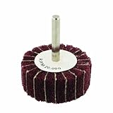 Silverline Mop Wheel - 60x 30mm 40 Grit Wheel Flap Discs Tools Accessories Diy