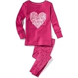 オールドネイビー OLD NAVY/ 2ピースグラフィックスリープセット ハート スリープウェア 6～12ヶ月【並行輸入】