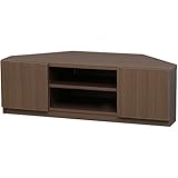 テレビ台 コーナー キャスター付き 幅110×奥行48×高さ36cm ブラウン 97420