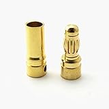 Yueton 30ペア3.5 MMバナナプラグオスメスバレットコネクタReplacements