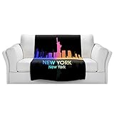 ブランケットウルトラソフトFuzzy 4サイズ！DIANOCHEデザインからby Angelina Vick City V New York New York Home Decor Unique De