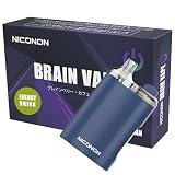 NICONON BRAIN VAPE ベイプ 電子タバコ シーシャ フレーバー 使用可能 使い捨て 持ち運び vape 約8000回使用可能 カフェイン、ブレインベリー配合 ゲーミング電子タバコ ニコチンレス (エナジードリンク風味)