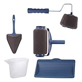 ultnice 5 in 1プロフェッショナルペイントローラーキットホーム修復ツールの壁天井ペイント – Pack of 5 Piece