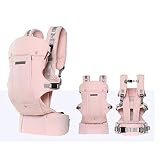 Clarmiel Baby Carrier Hip Seat ワンタッチマグネットバックル ベビーキャリア【海外並行輸入品] (Fresh Pin)