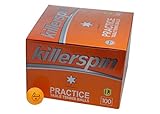 Killerspin Table Tennis Practice 1 Star Balls (100 Pack), Orange [並行輸入品]