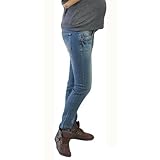 アビックス マタニティ クロスリブ スキニーパンツ 124011 マタニティM