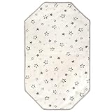 un doudou 防水 コットカバー 60×100cm モノクロスター オーガニックコットン 綿100% パイル地 吸水加工 裏面防水 四隅ゴム付き 3170-Q